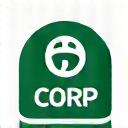 B Corp -sertifikaatin virallinen logo tummanvihreänä pähkinänkuorenmuotoisena kuvakkeena.